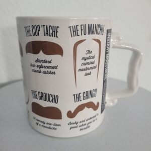 Mustache Coffee Mug Coffee Cup, Got a stache, identify the style moustaches